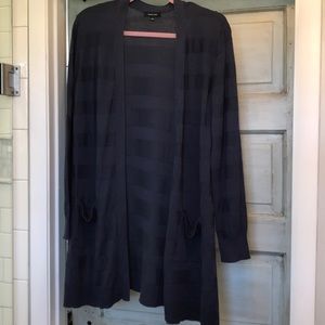 Verve ami open cardigan navy size large (L)